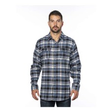 Yarn-Dyed Long Sleeve Flannel Shirt